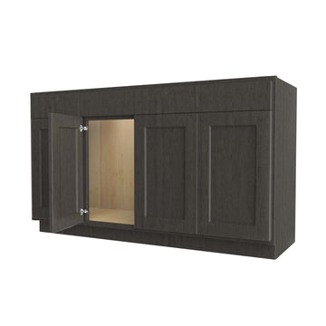 Luxor Smoky Grey - 4 Door Base Vanity Cabinet | 60