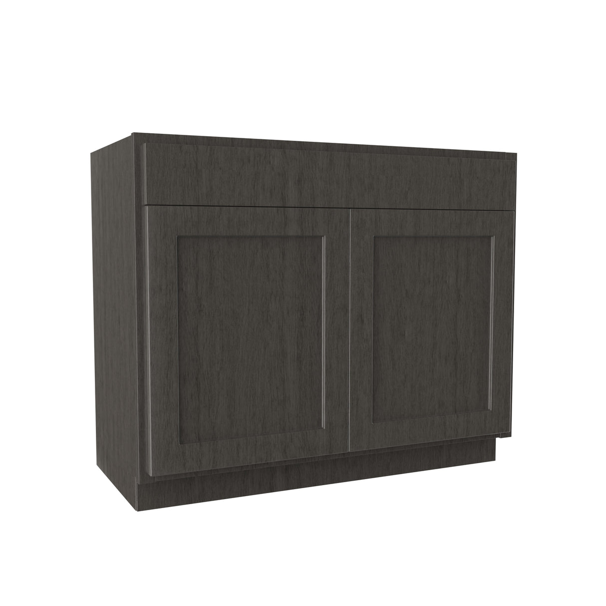 RTA Luxor Smoky Grey - 2 Drawer Vanity Cabinet | 42"W x 34.5"H x 21"D