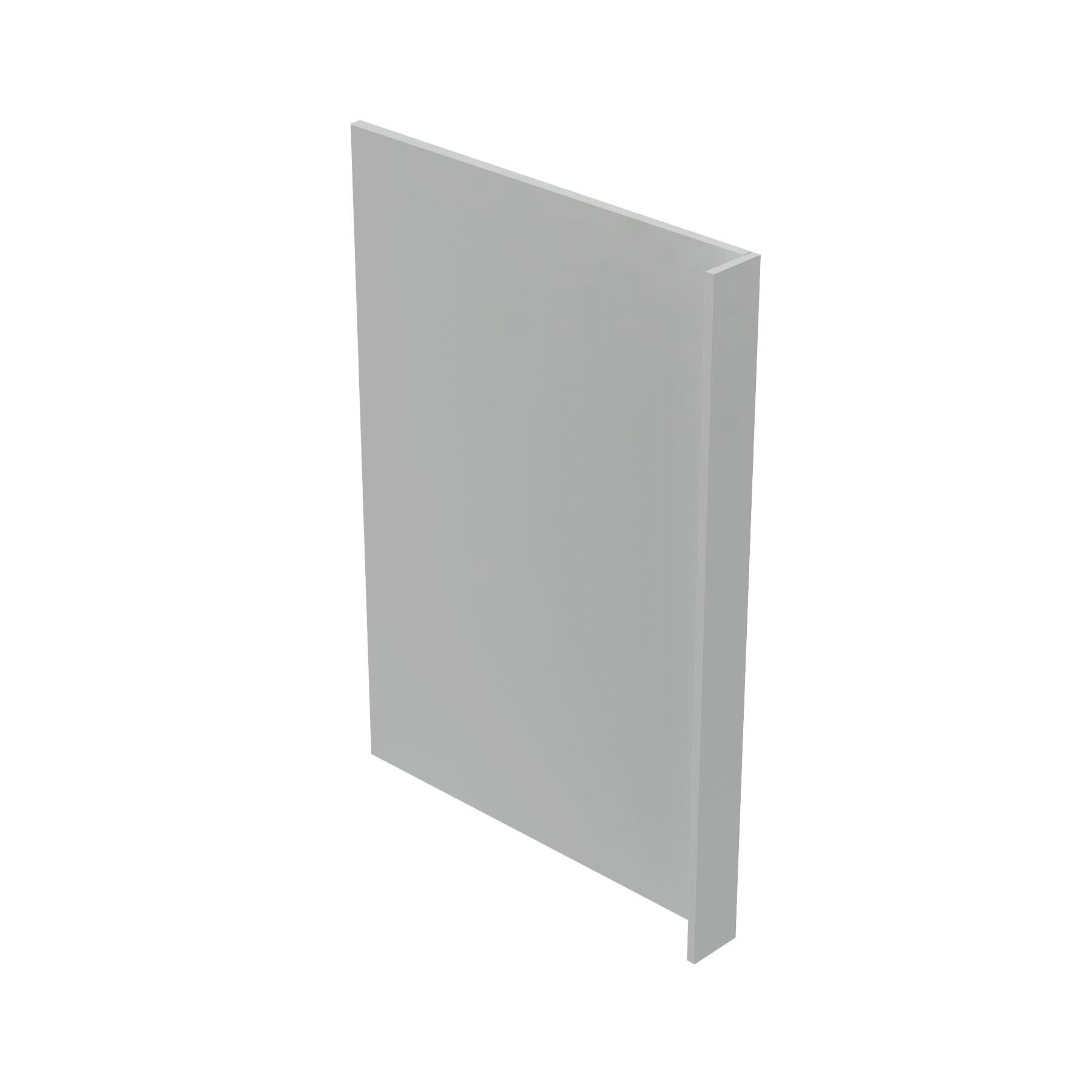 Luxor Misty Grey - Refrigerator End Panel | 3"W x 84"H x 24"D