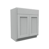 Luxor Misty Grey - Vanity Sink Base Cabinet | 48"W x 34.5"H x 21"D