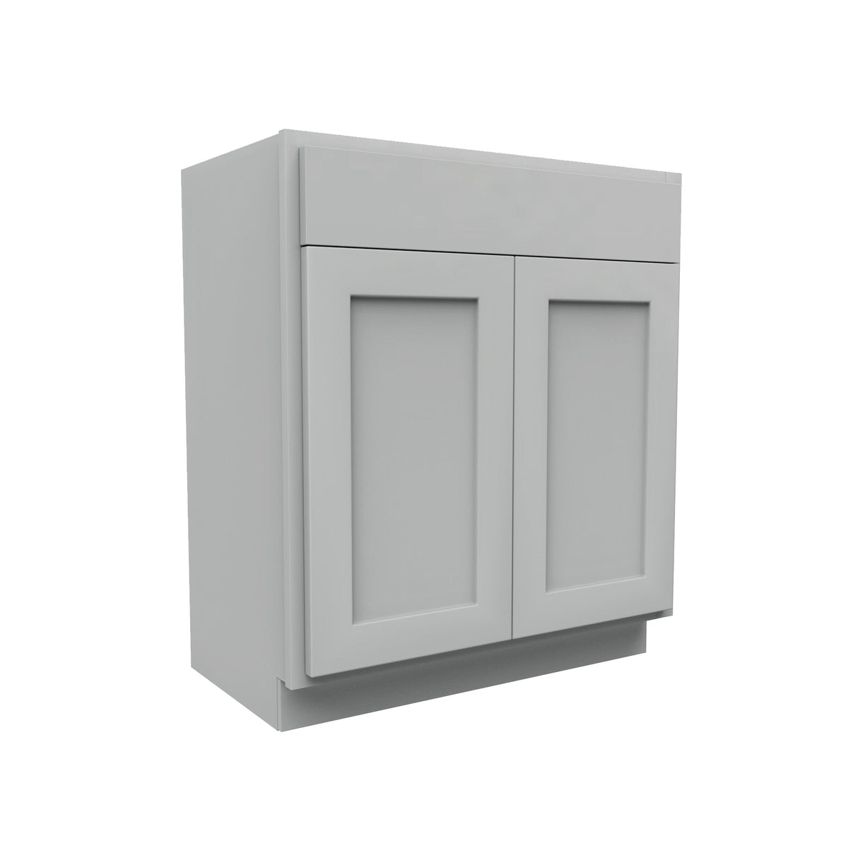 Luxor Misty Grey - Double Door Vanity Sink Base Cabinet | 36"W x 34.5"H x 21"D