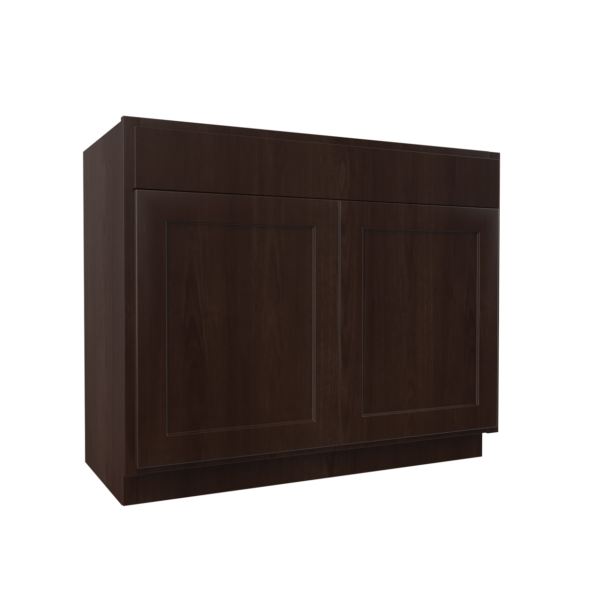 RTA Luxor Espresso - 2 Drawer Vanity Cabinet | 42"W x 34.5"H x 21"D