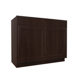 RTA Luxor Espresso - 2 Drawer Vanity Cabinet | 42"W x 34.5"H x 21"D