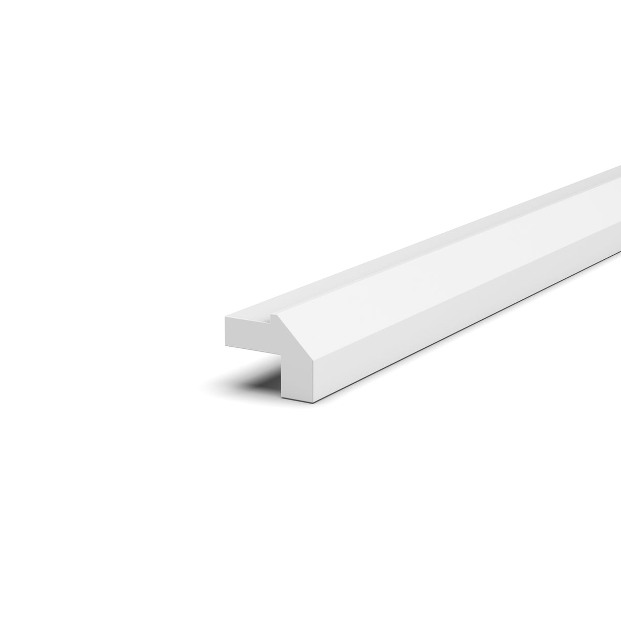 RTA - Liberty Shaker White - Light Rail Molding - 96"W x 2"H x 1.5"D