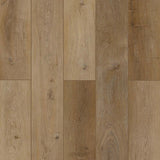 SPC Luxury Vinyl Flooring, Toffeenut Umber, 7" x 72" x 5.5mm, 20 mil Wear Layer - Lone Star Spirit Collections (28.37SQ FT/ CTN)