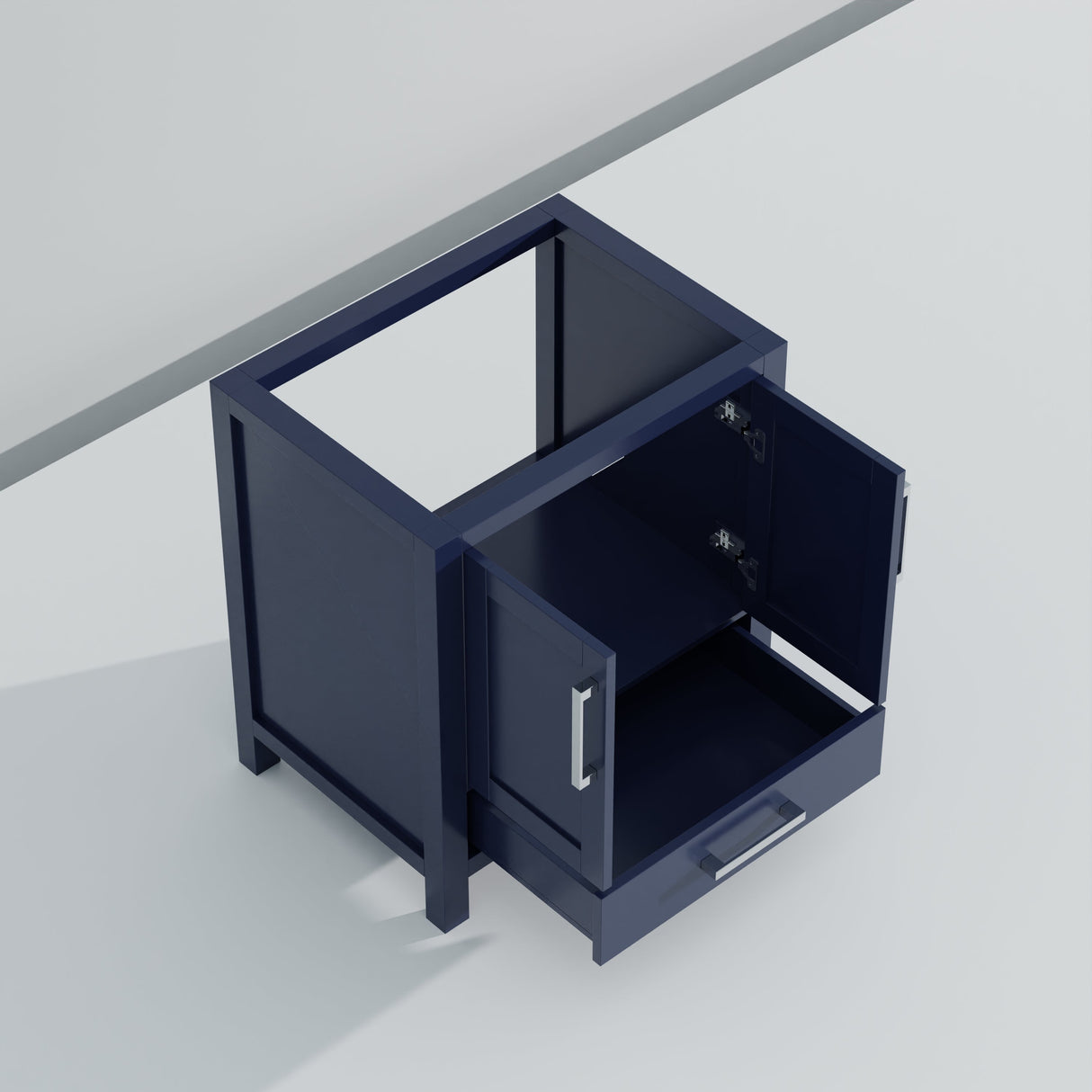 Jacques Navy Blue Bath Freestanding Bathroom Vanity