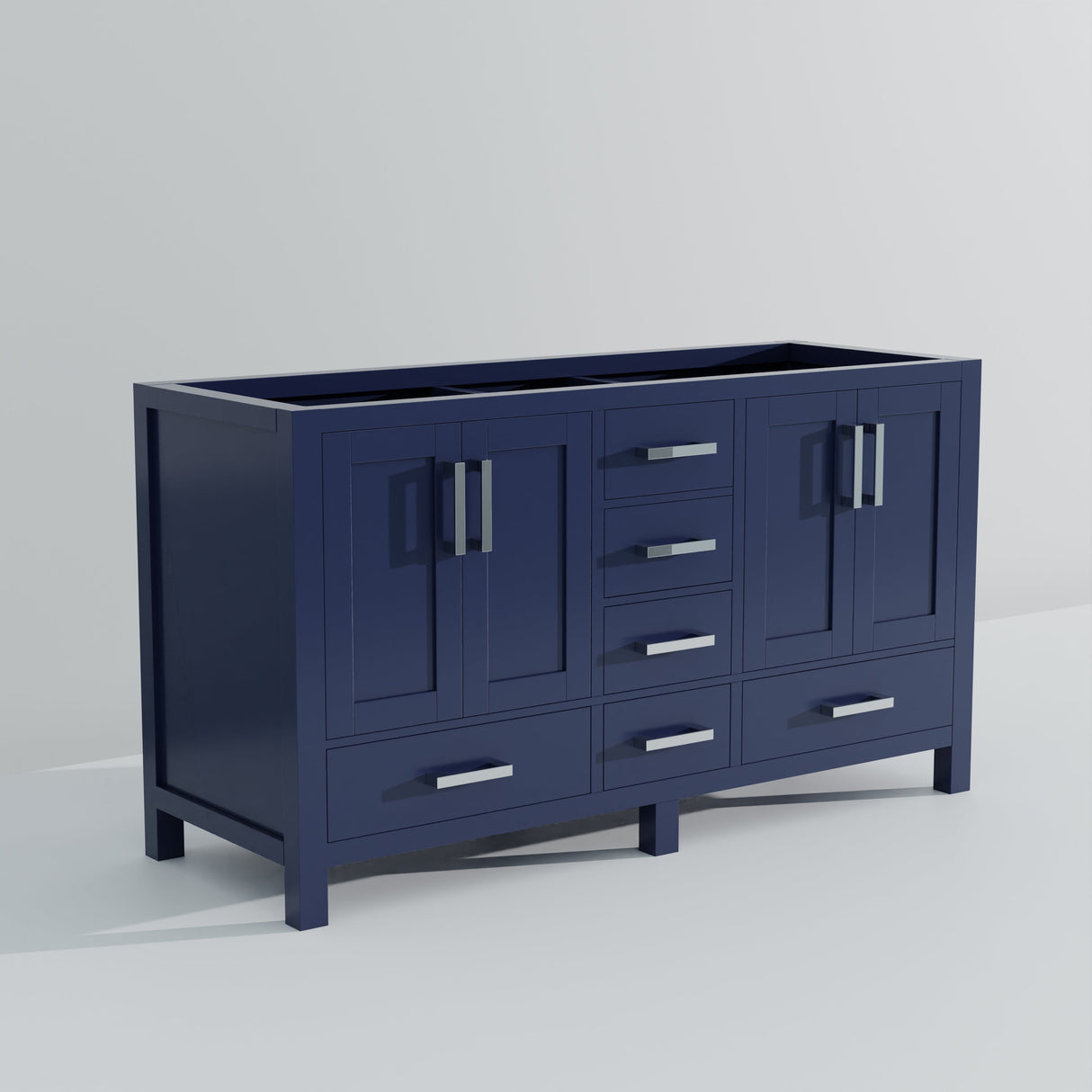 Jacques Navy Blue Bath Freestanding Bathroom Vanity