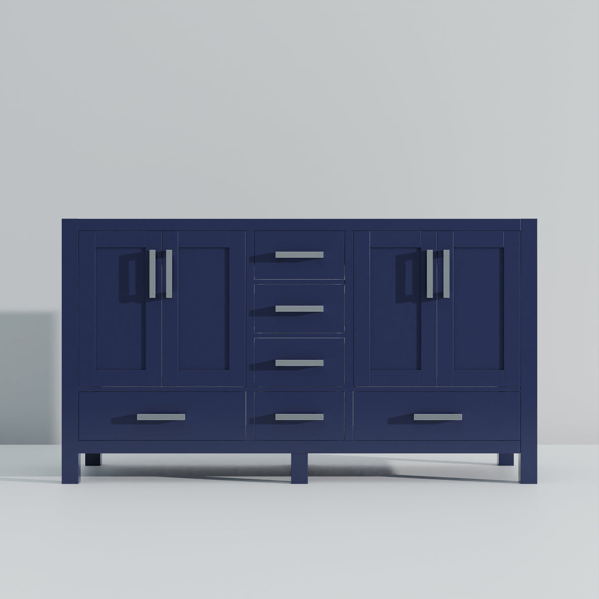 Jacques Navy Blue Bath Freestanding Bathroom Vanity