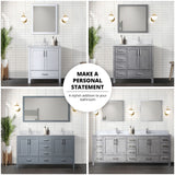 Jacques Navy Blue Bath Freestanding Bathroom Vanity
