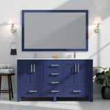 Jacques Navy Blue Bath Freestanding Bathroom Vanity
