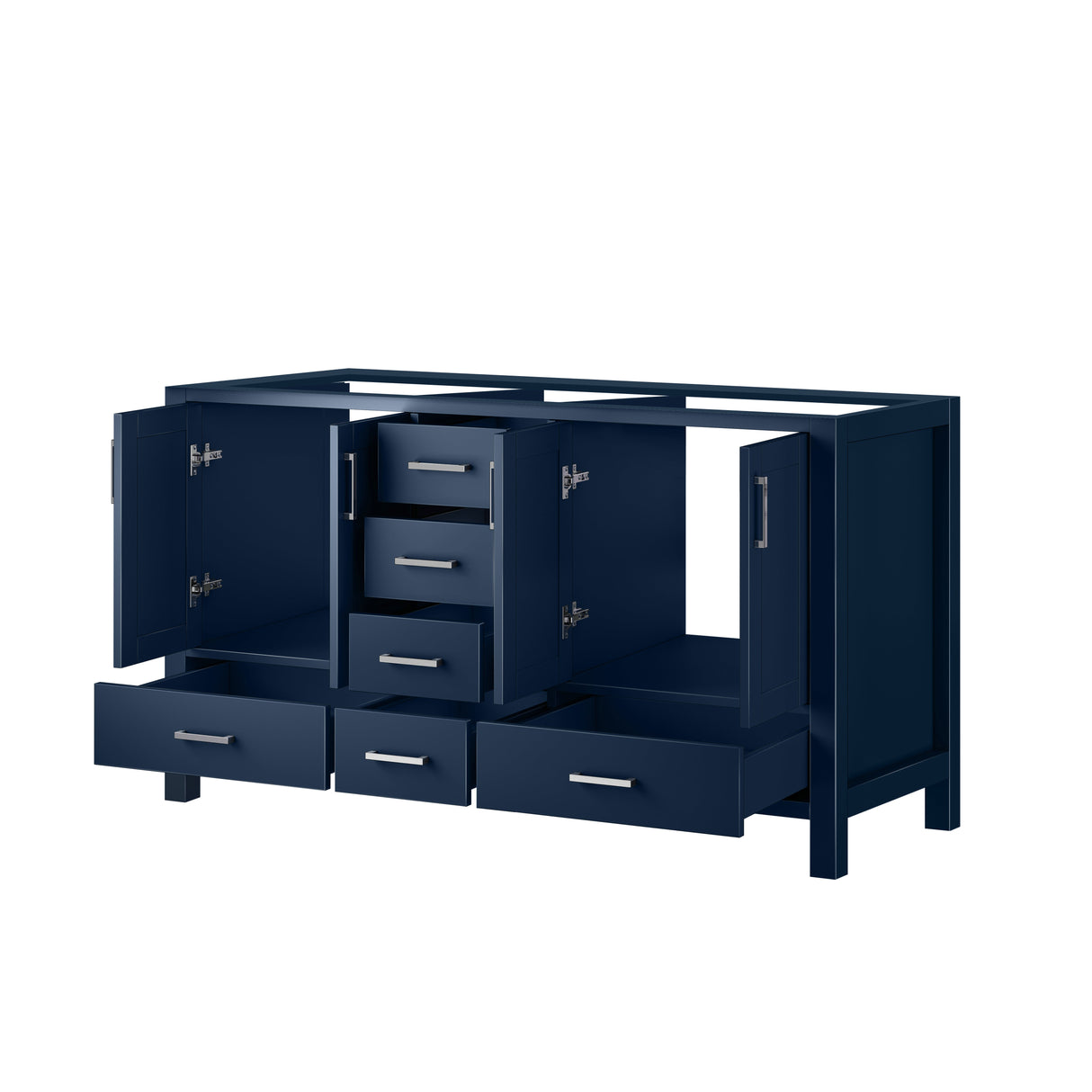 Jacques Navy Blue Bath Freestanding Bathroom Vanity