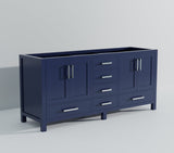 Jacques Navy Blue Bath Freestanding Bathroom Vanity