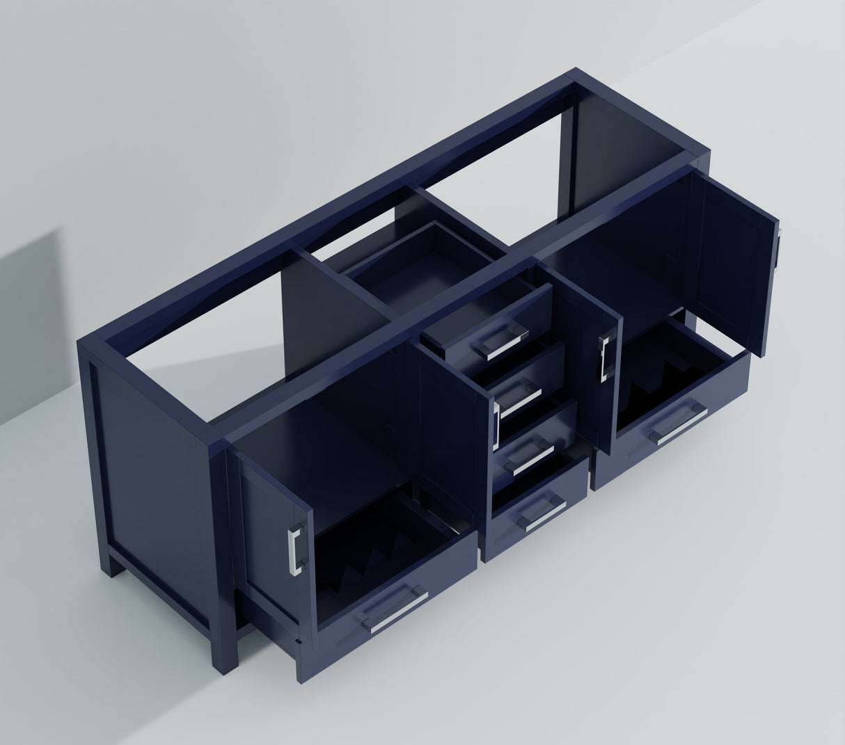 Jacques Navy Blue Bath Freestanding Bathroom Vanity