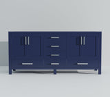 Jacques Navy Blue Bath Freestanding Bathroom Vanity