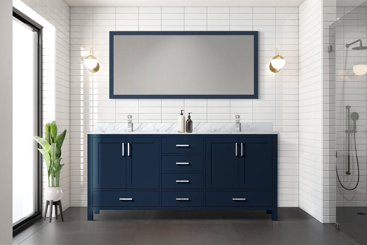 Jacques Navy Blue Bath Freestanding Bathroom Vanity