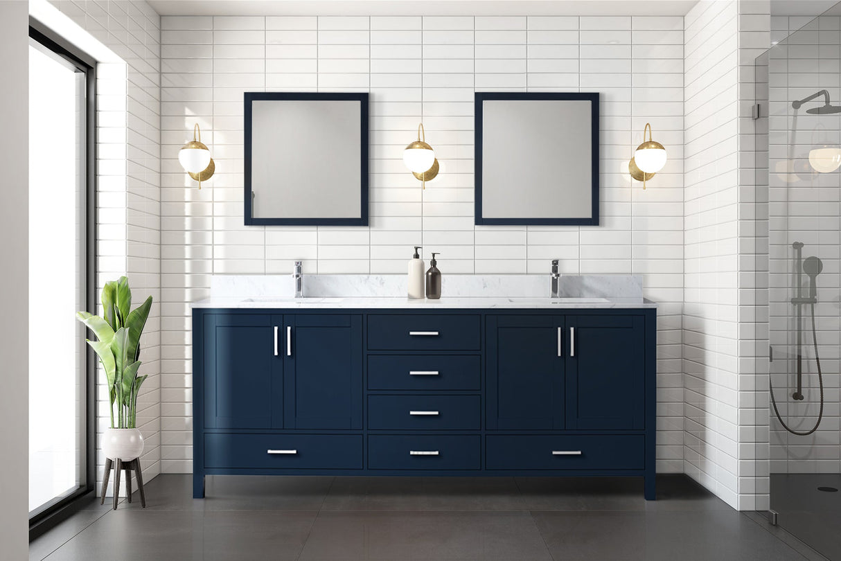 Jacques Navy Blue Bath Freestanding Bathroom Vanity