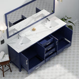 Jacques Navy Blue Bath Freestanding Bathroom Vanity