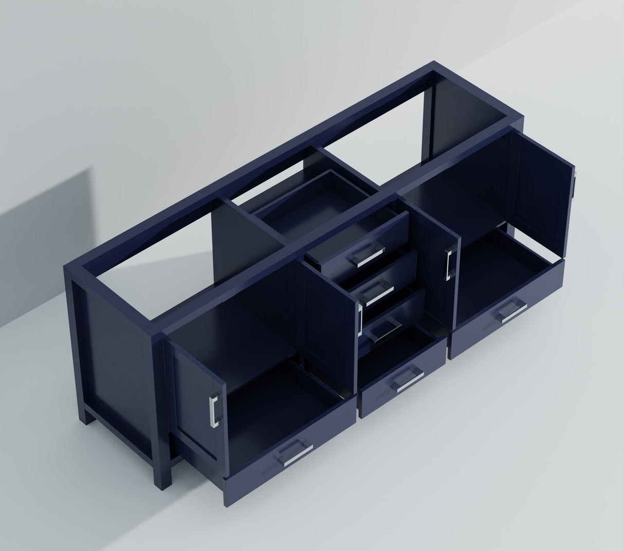 Jacques Navy Blue Bath Freestanding Bathroom Vanity
