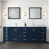 Jacques Navy Blue Bath Freestanding Bathroom Vanity