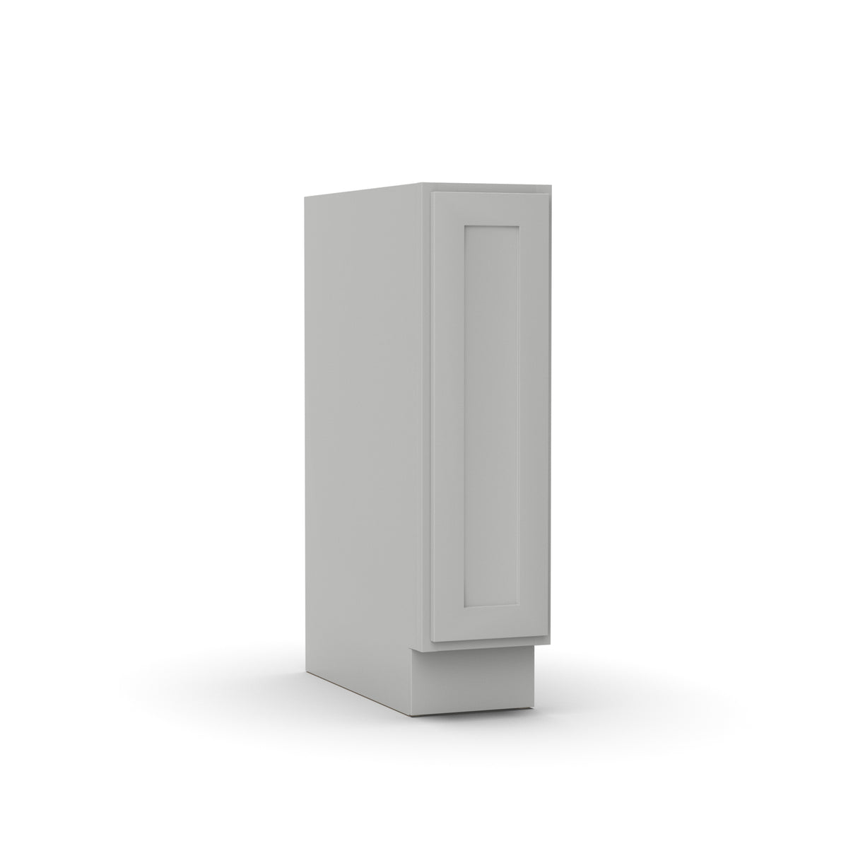 RTA - Liberty Shaker Ashen - Full Height Single Door Base Cabinets - 9"W x 34.5"H x 24"D - LSA-B09FH