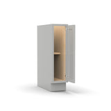 RTA - Liberty Shaker Ashen - Full Height Single Door Base Cabinets - 9"W x 34.5"H x 24"D - LSA-B09FH