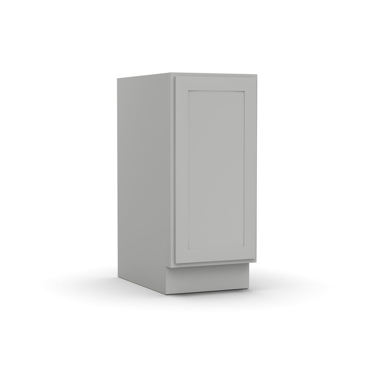 RTA - Liberty Shaker Ashen - Full Height Single Door Base Cabinets - 15"W x 34.5"H x 24"D