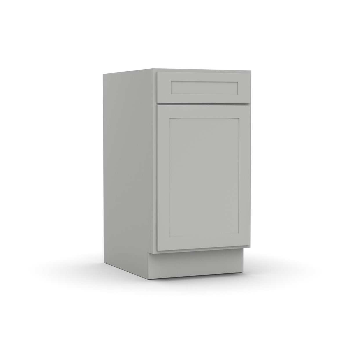 RTA - Liberty Shaker Ashen - Single Door Cabinets - 18"W x 34.5"H x 24"D - LSA-B18