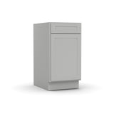 RTA - Liberty Shaker Ashen - Single Door Cabinets - 18"W x 34.5"H x 24"D - LSA-B18