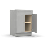 RTA - Liberty Shaker Ashen - Double Door Cabinets - 24"W x 34.5"H x 24"D - LSA-B24