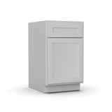 RTA - Liberty Shaker Ashen - Waste Basket Base Cabinets - 18"W x 34.5"H x 24"D