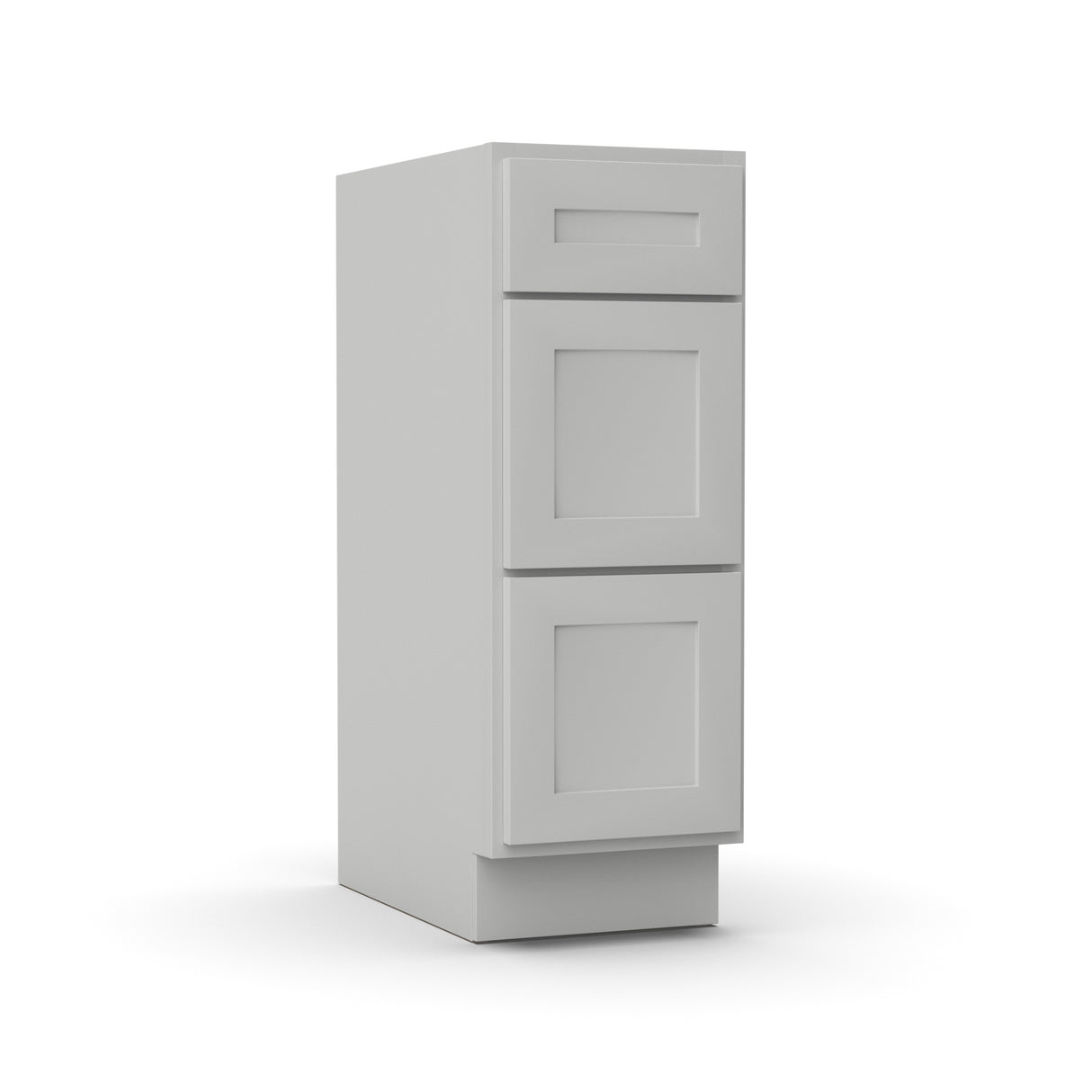 RTA - Liberty Shaker Ashen - Vanity Drawer Base Cabinets - 12"W x 34.5"H x 21"D - LSA-VDB12