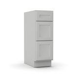 RTA - Liberty Shaker Ashen - Vanity Drawer Base Cabinets - 12"W x 34.5"H x 21"D - LSA-VDB12