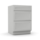 RTA - Liberty Shaker Ashen - Vanity Drawer Base Cabinets - 24"W x 34.5"H x 21"D