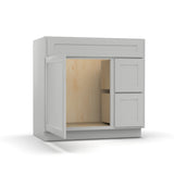 RTA - Liberty Shaker Ashen - Vanity Sink Drawer Base Cabinets - 36"W x 34.5"H x 21"D - LSA-VSD36R