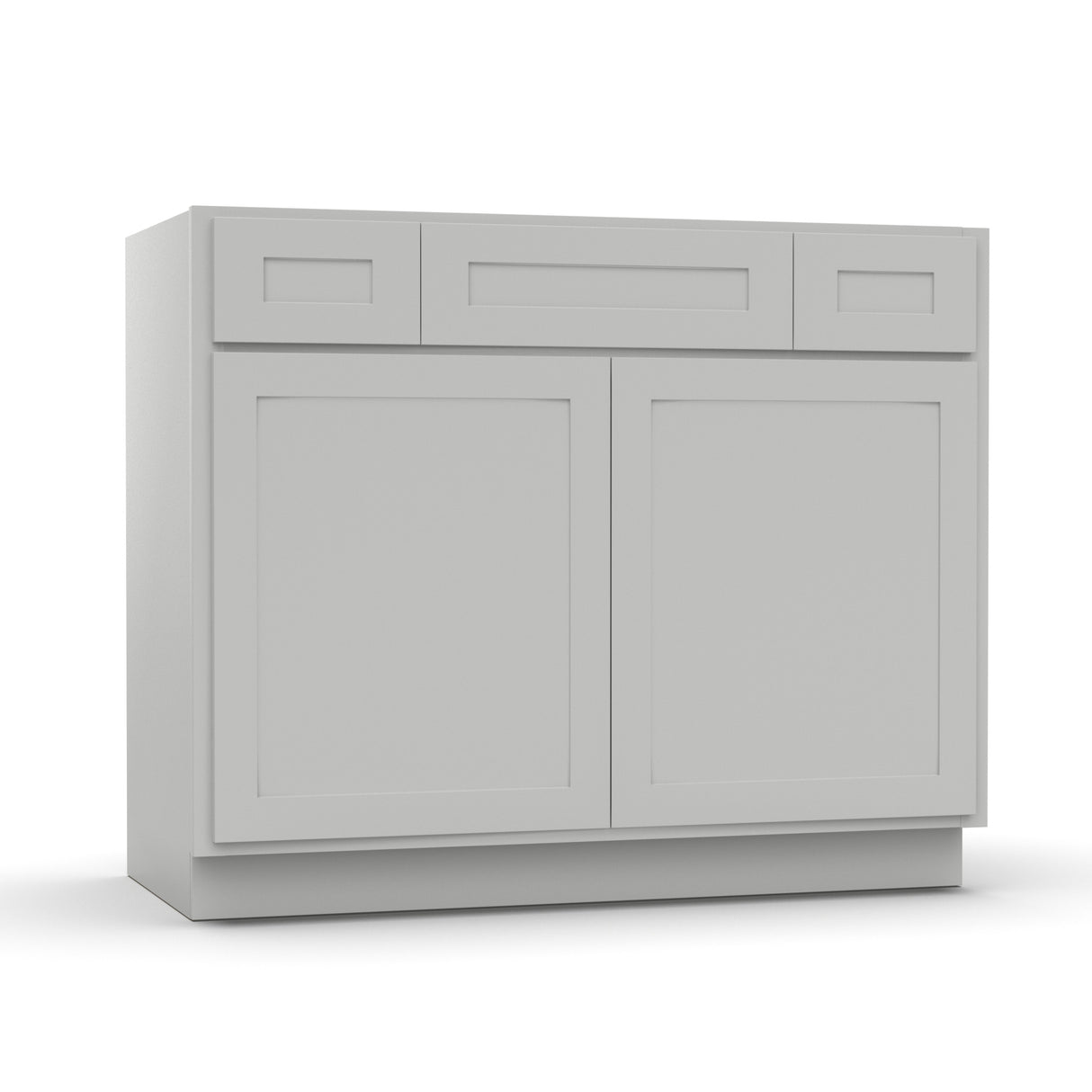 RTA - Liberty Shaker Ashen - Vanity Consoles - 42"W x 34.5"H x 21"D - LSA-VSD42