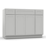 RTA - Liberty Shaker Ashen - Vanity Consoles - 48"W x 34.5"H x 21"D - LSA-VSD48