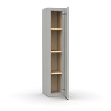 RTA - Liberty Shaker Ashen - 42"Height Single Door Wall Cabinets - 9"W x 42"H x 12"D - LSA-W0942