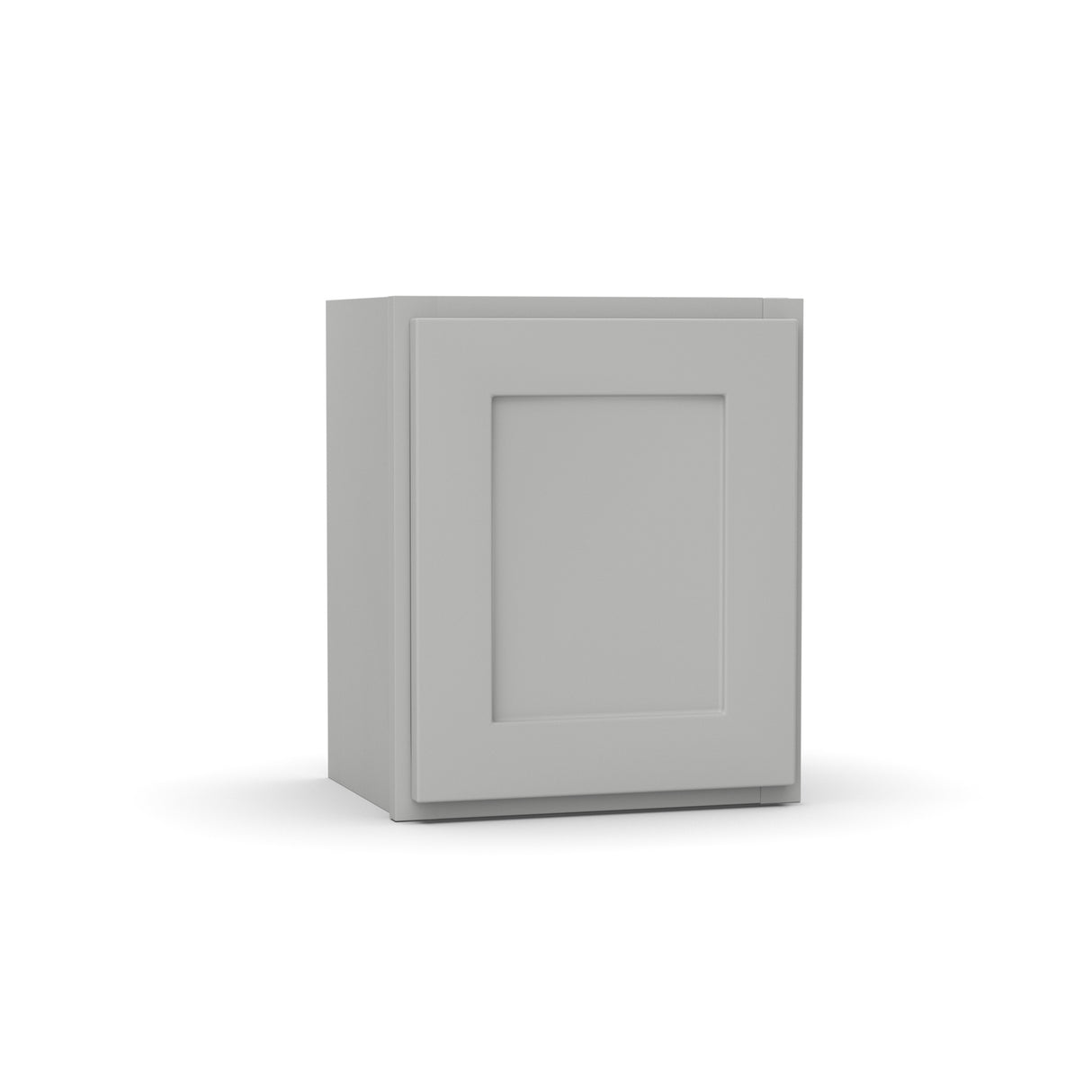 RTA - Liberty Shaker Ashen - 18"Height Single Door Wall Cabinets - 15"W x 18"H x 12"D
