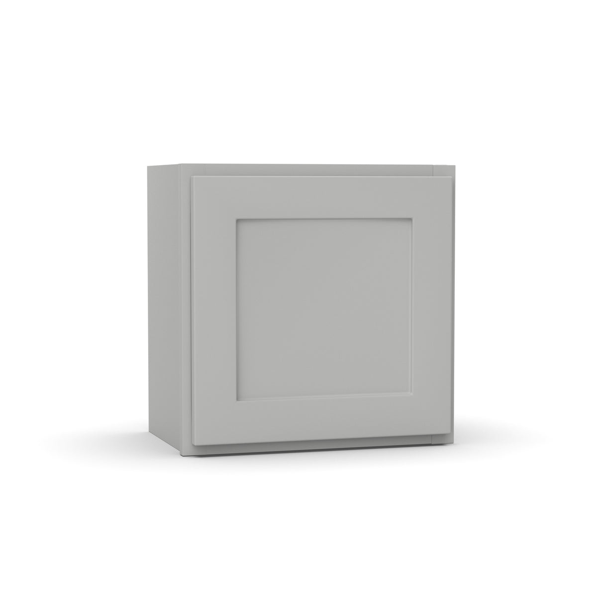 RTA - Liberty Shaker Ashen - 18"Height Single Door Wall Cabinets - 18"W x 18"H x 12"D