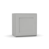RTA - Liberty Shaker Ashen - 18"Height Single Door Wall Cabinets - 18"W x 18"H x 12"D