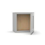 RTA - Liberty Shaker Ashen - 18"Height Single Door Wall Cabinets - 18"W x 18"H x 12"D