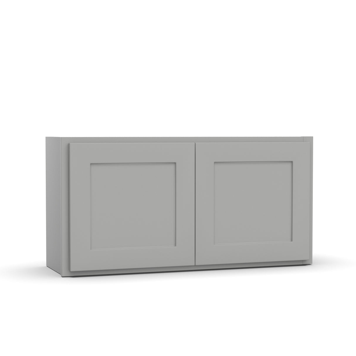 RTA - Liberty Shaker Ashen - 18"Height Double Door Wall Cabinets - 36"W x 18"H x 12"D