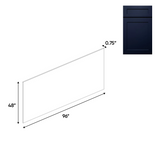 RTA - Shaker Blue - Edge Banded Panel - 48"W x 96"H x 0.75"D