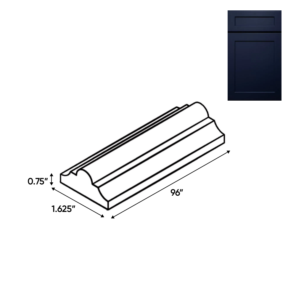 Liberty Shaker Blue - 0.75 Inch Trims Accessories - .75