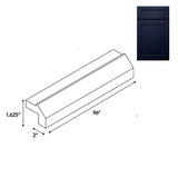RTA - Liberty Shaker Blue - Light Rail Molding - 96"W x 2"H x 1.5"D - LSB-LBMF