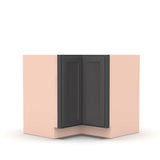 Liberty Shaker Grey - 33 Inch Lazy Susan Base Cabinet - 33" Width x 34.5" Height x 24" Depth