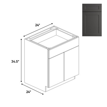 Liberty Shaker Grey - Double Door Cabinets - 24