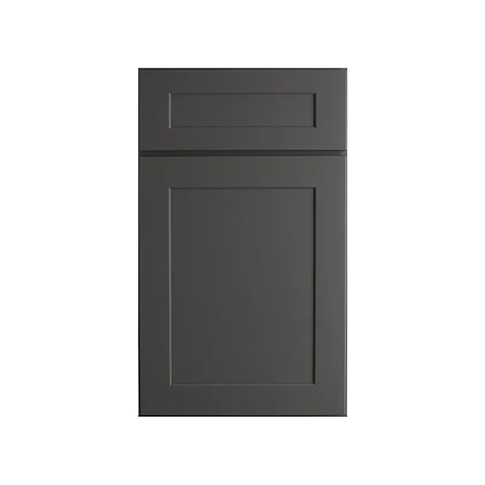 RTA - Liberty Shaker Grey - Double Door Pantry Cabinets - 30"W x 84"H x 24"D