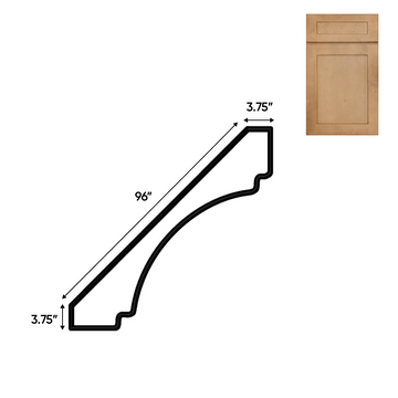 Liberty Shaker Karamel - Crown Moldings - 96