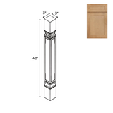 RTA - Liberty Shaker Karamel - Structural - 3"W x 42"H x 3"D